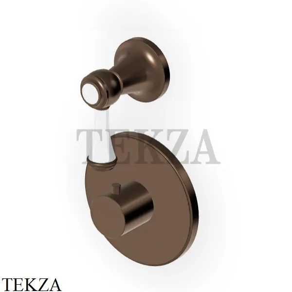 Zucchetti Agora Classic Термостат для душа, 1 выход, внешняя часть ZAM659.P21, brushed chocolate PVD