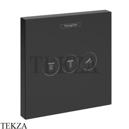 Hansgrohe ShowerSelect Запорно-переключающее устройство, внешняя часть 15764670, матовый черный
