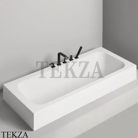 SALINI ORLANDA Axis Ванна пристенная 3 панели, из композита S-Sense 103211M, белый матовый