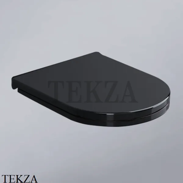 Cielo Smile Сиденье съемное slim с микролифтом CPVSMNEWF N, черный глянец
