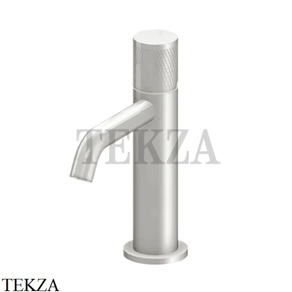 Gattoni MD Смеситель для раковины, RONCO, с донным клапаном MD111/22NS, Nickel Brushed