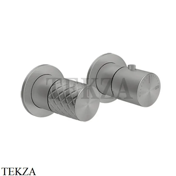 Gessi Habito INTRECCIO Термостат для душа на 1 поток, внешняя часть 70132-149, Finox Brushed Nickel