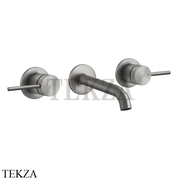 Gessi 316 CESELLO Смеситель для раковины излив длинный, внешняя часть 54494-239, Steel Brushed