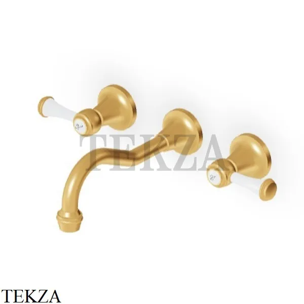 Zucchetti Agora Classic Смеситель для раковины, внешняя часть ZAM672.C41, brushed gold