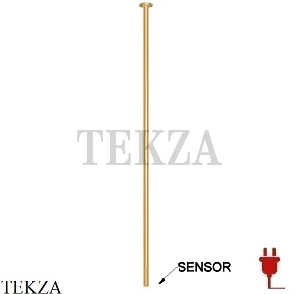 Gessi INCISO Потолочный электронный смеситель для раковины 58024-727, Brushed Brass