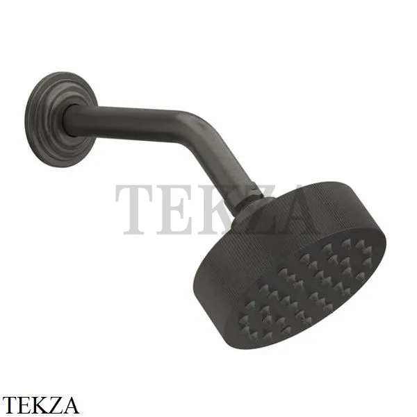 Gessi VENTI20 Верхний душ 118 с настенным креплением 65156-707, Black Metal Br. PVD