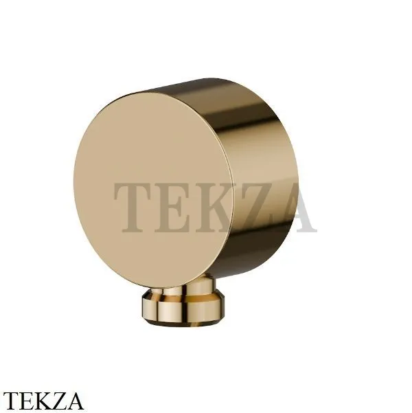Newform Подключение воды к стене, вывод для шланга 2299.61.020, PVD Glossy gold