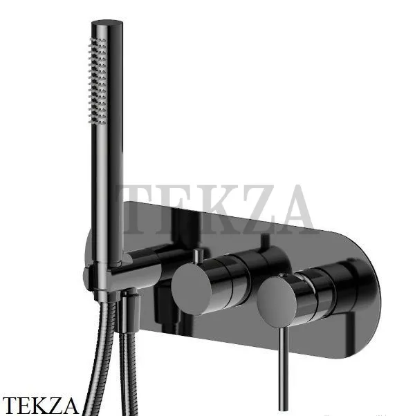 Newform XT Смеситель для душа 2 потока, с гарнитуром, внешняя часть 4269E.58.063, PVD Gun metal