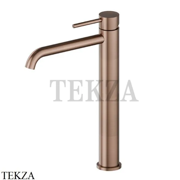 Newform X-Steel 316 Смеситель для раковины высокий, без гарнитура 69615X.59.067, PVD Brushed copper bronze