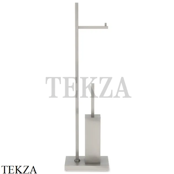 Decor Walther Cube DW 671 напольная стойка с ершиком и бумагодержателем 0801934, никель сатин