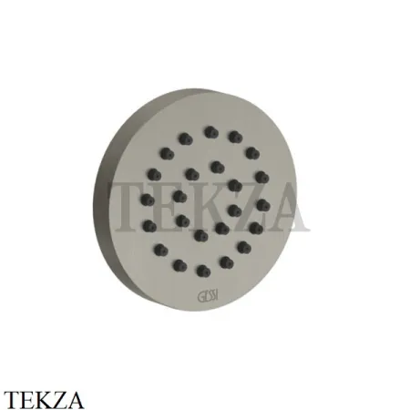Gessi INCISO SHOWER Боковая форсунка круглая 32971-149, Finox Brushed Nickel