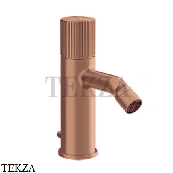 Gessi Habito RIGATO Смеситель для биде, с донным клапаном 70507-708, Copper Brushed