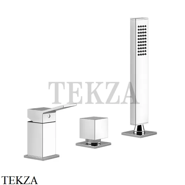 Gessi RETTANGOLO K Смеситель для ванны, без излива 53043-031, хром глянец