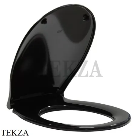GSI CLASSIC Сиденье для унитаза ”Classic Black” soft-close MSC87CN20, черный глянец