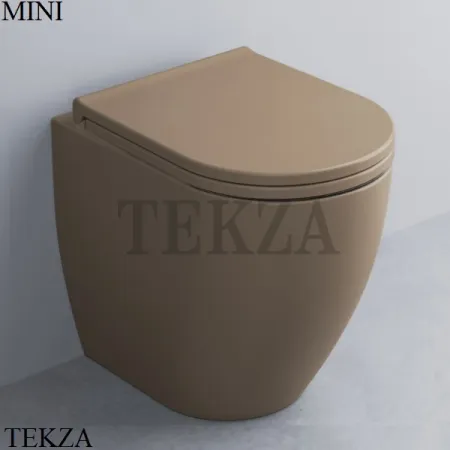 Cielo Smile MINI Унитаз напольный слив в стену, сиденье микролифт SMVAPR AN, Arenaria