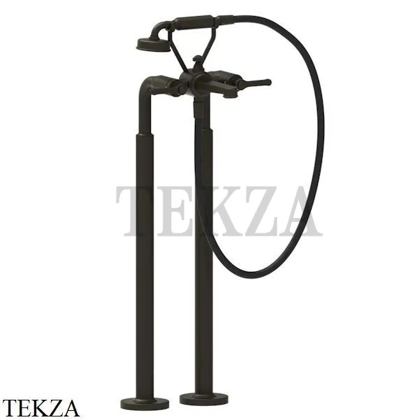 Gessi VENTI20 Смеситель для ванны напольный с гарнитуром 65128-187, Aged Bronze