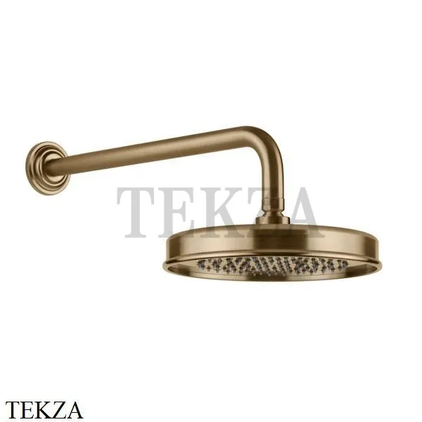 Gessi VENTI20 Верхний душ 200 с настенным креплением 65148-726, Warm Bronze Br