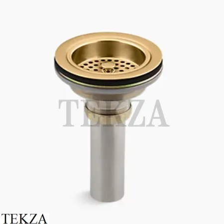 Kohler Duostrainer Донный клапан для кухонной мойки K-8801-2MB, яркое матовое золото