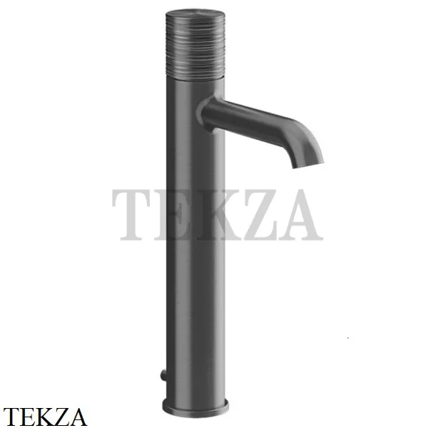 Gessi Habito TRAME Смеситель для раковины высокий, с донным клапаном 70303-707, Black Metal Brushed