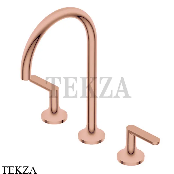Ritmonio Diametro35 Elegance Смеситель для раковины, без гарнитура PR54AE202 F36, Frosted Rose Gold