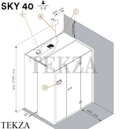 Effegibi SKY GLASS 40 Сауна домашняя финская или BIO SA55200015