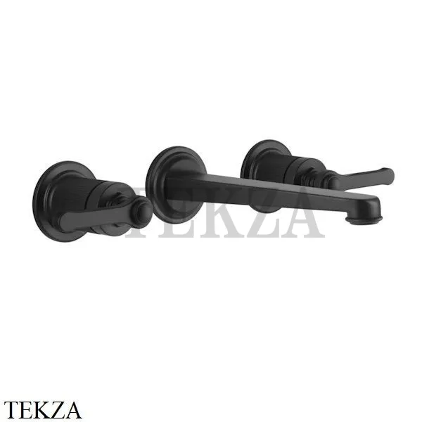 Gessi VENTI20 Смеситель для раковины на 3 отв. средний, внешняя часть 65091-299, Black XL