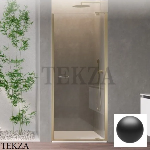 Duka natura 4000 Дверь в нишу распашная 75 крепеж справа, A-DTNR750BLPA10, black pearl