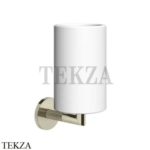Gessi INGRANAGGIO Стакан настенный композит белый 63807-720, Nickel PVD