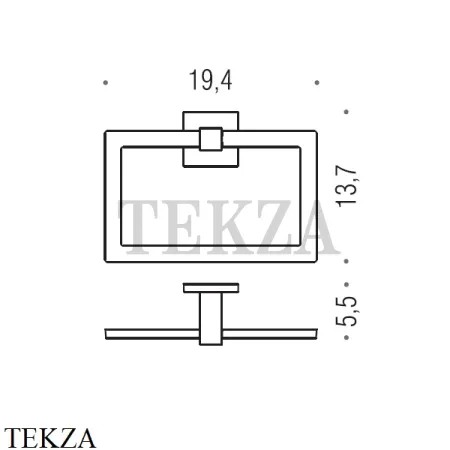 Colombo BASIC Q Держатель для полотенца кольцевой B3731.CR, хром глянец