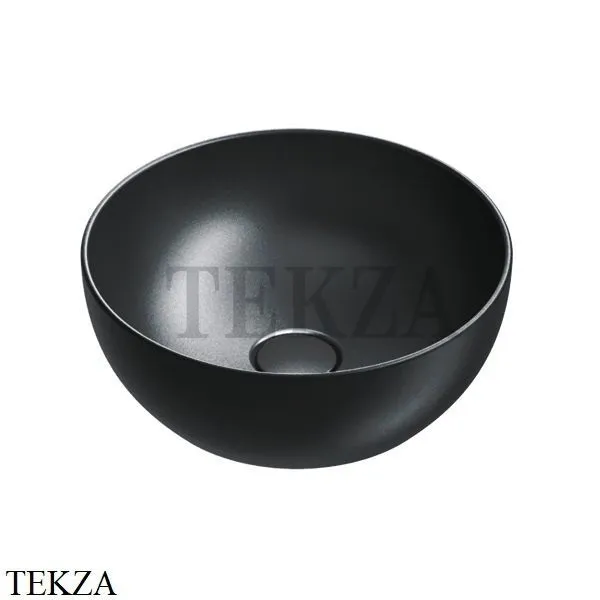 Catalano Green Раковина круглая накладная, без перелива 0423400022, черный матовый