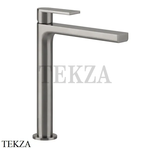 Gessi Emporio Via manzoni Смеситель для раковины высокий, без сливного гарнитура 38609-149, Finox Brushed Nickel