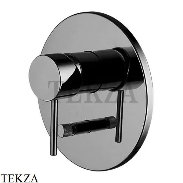 FIMA Carlo Frattini Spillo UP Смеситель для душа однорычажный, 2 потока F3039X2CN, Black chrome