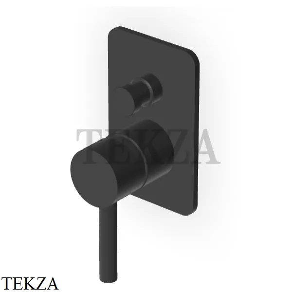 Zucchetti Pan Смеситель для душа, внешняя часть ZP6121.N6, черный матовый