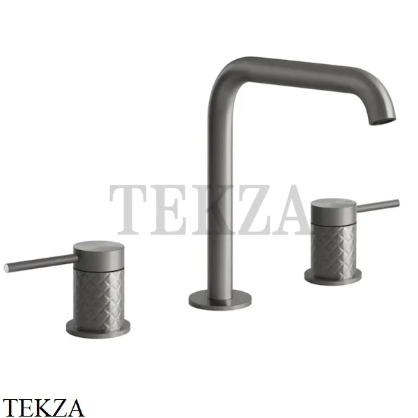 Gessi 316 INTRECCIO Смеситель для раковины, без сливного гарнитура 54112-239, Steel Brushed