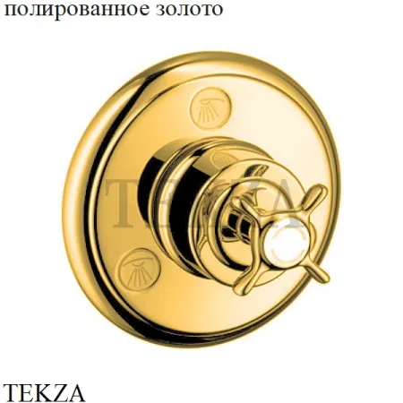 Axor Montreux Запорный/переключающий вентиль Trio/Quattro, внешняя часть 16830000, хром глянец