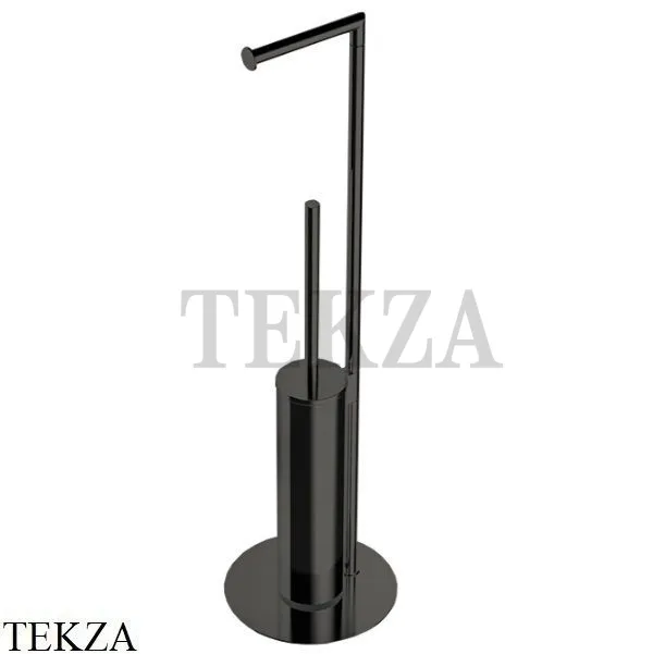 Colombo Mini Стойка напольная WC с держателем, ершик B4018.GM, графит шлифованный