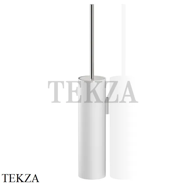 Decor Walther Stone White WBG Туалетный ершик настенный 0970955, белый матовый-stainless steel