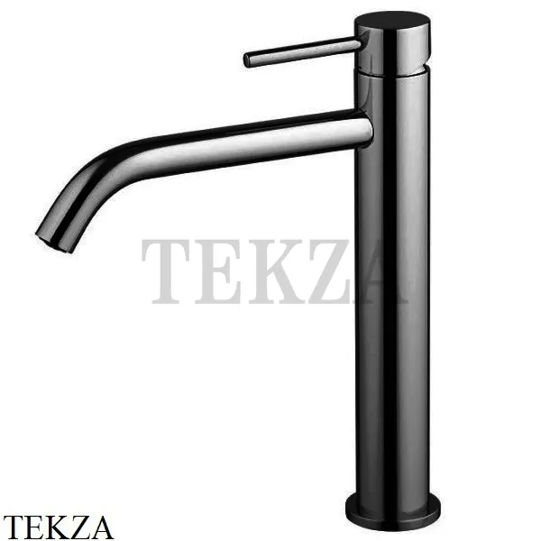 FIMA Carlo Frattini Spillo UP Смеситель для раковины, высокий, без гарнитура, Brushed black chrome