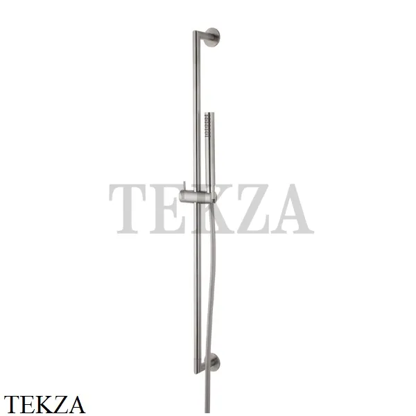 FIMA Carlo Frattini Spillo steel Душевой комплект на штанге, лейка F2097INOX, сталь