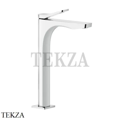 Gessi RILIEVO Смеситель для раковины высокий, без донного клапана 59004-031, хром глянец