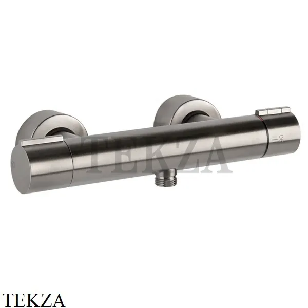 Gessi Emporio Via Tortona Смеситель термостат для душа наружного монтажа 18731-149, Finox Brushed Nickel