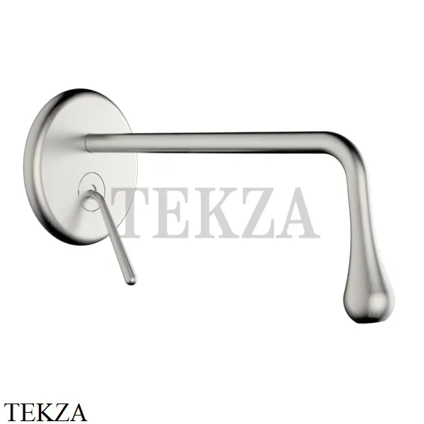 Gessi Goccia Смеситель для раковины длинный излив, внешняя часть 33686-147, Chrome Brushed