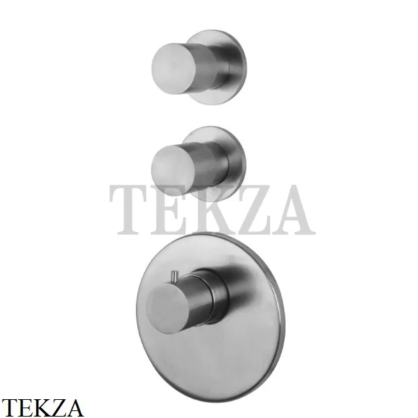 FIMA Carlo Frattini Spillo steel Термостат для душа 2 потока, внешняя часть F3083X2INOX, сталь