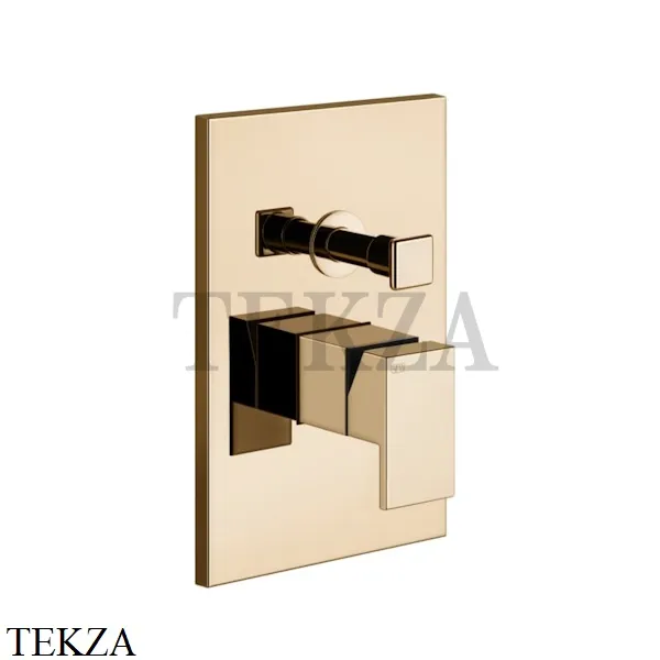 Gessi Rettangolo shower Смеситель для душа 2 потока, внешняя часть 44604-735, Warm Bronze PVD