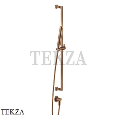 Gessi INCISO SHOWER Душевой гарнитур-штанга с выводом воды 58142-726, Warm Bronze Br.