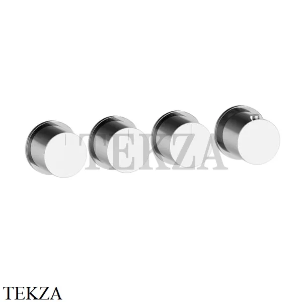 Gessi Habito Bath-shower Термостат на 3 потока, внешняя часть 63436-031, хром глянец