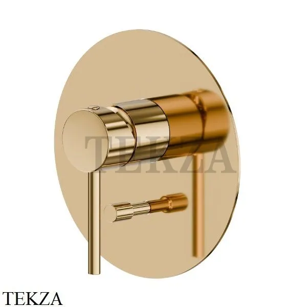 Newform XT Смеситель для душа 2 потока, внешняя часть, 4270E.61.020, PVD Glossy Gold