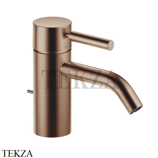 Dornbracht Meta Смеситель для раковины 125, с донным клапаном 33505660-42, Brushed Bronze
