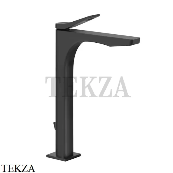 Gessi RILIEVO Смеситель для раковины высокий, с донным клапаном 59003-299, черный матовый