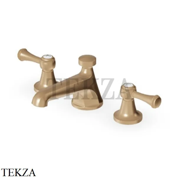 Zucchetti Agora Classic Смеситель для раковины с донным клапаном ZAL407.P31, brushed british gold PVD